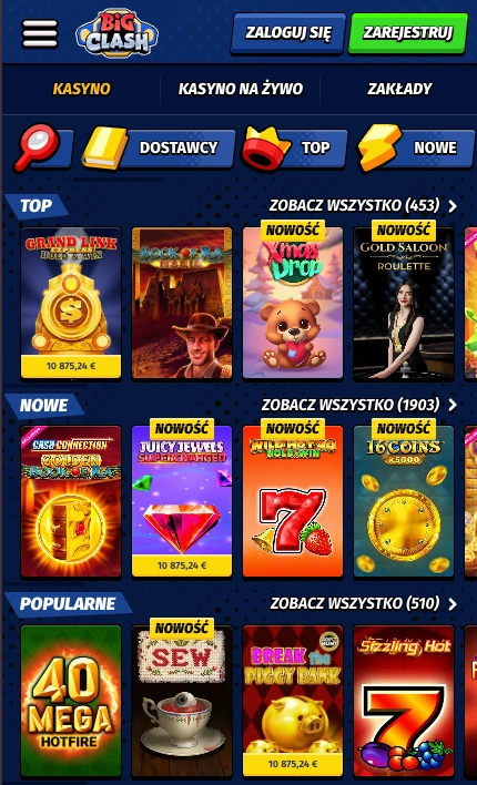 Live Casino Πάροχοι